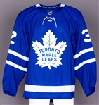 Josh Leivo’s 2017-18 Toronto Maple Leafs Game-Worn Jersey with Team COA 