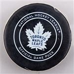 Mitch Marner’s Toronto Maple Leafs December 22nd 2018 Goal Puck – 53rd Career Goal! 