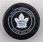 John Tavares’ Toronto Maple Leafs Jan 5th 2019 Goal Puck – 299th Career Goal!