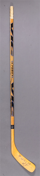 Michael Cammalleri’s Circa Early-2000s Signed Vic 7050 Game-Used Stick 