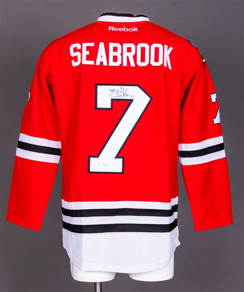 Brent Seabrook Signed Chicago Black Hawks Jersey - JSA Certified