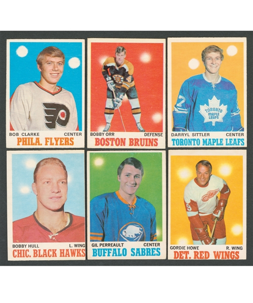 1970-71 O-Pee-Chee Hockey Complete 264-Card Set