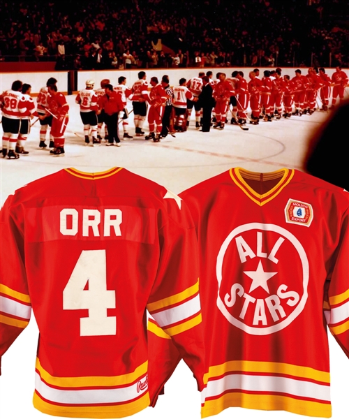 Bobby Orrs 1985 "Team All-Stars vs Team Canada 72" NHL All-Stars Event-Worn Coach Jersey