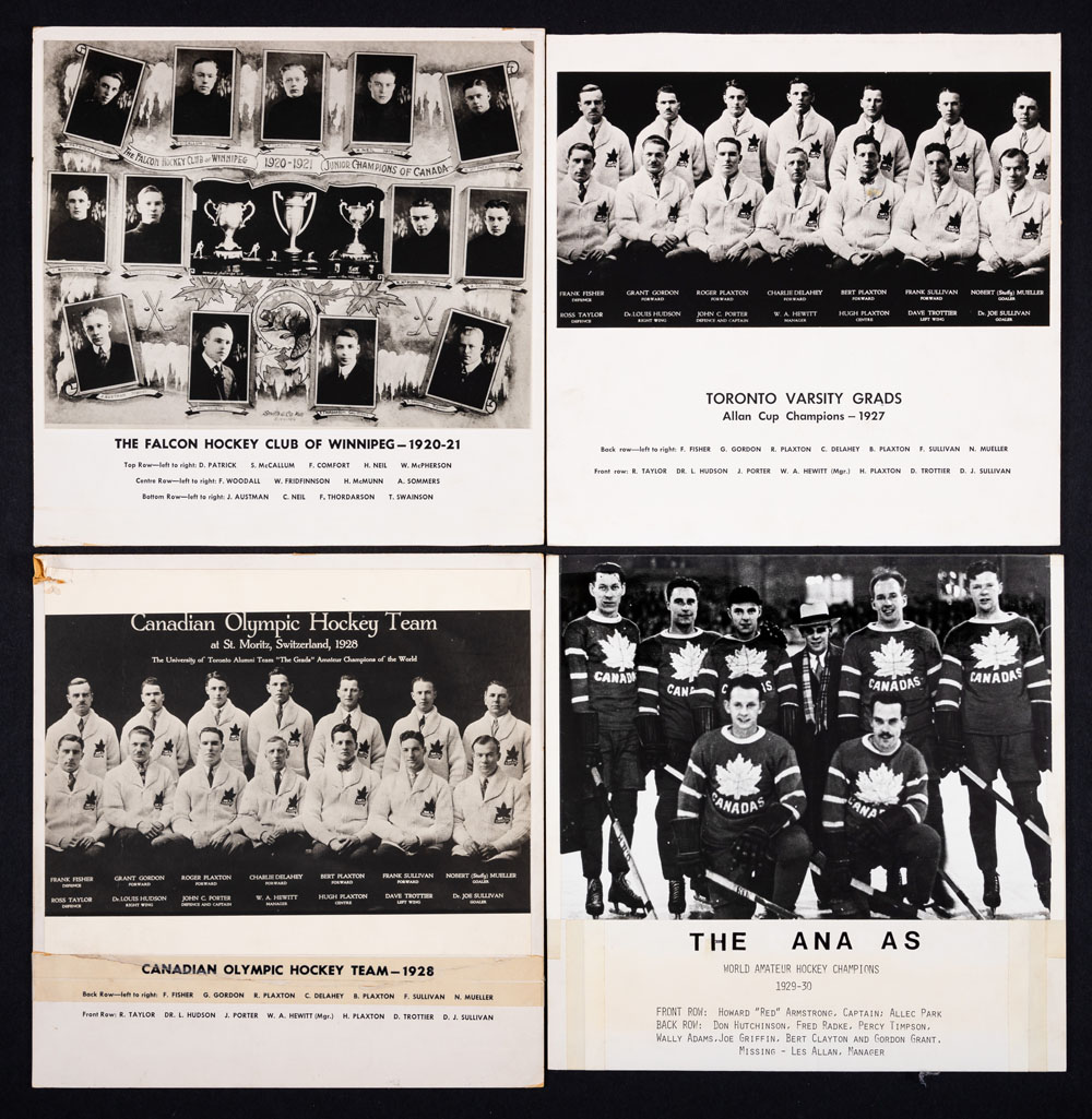 Lot Detail International Hockey Hall of Fame IIHF World Championships