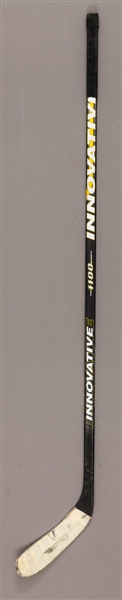 Ilya Kovalchuks Circa 2005-06 Atlanta Thrashers Innovative 1100 Graphite Game-Used Stick Plus Atlanta Thrashers Signed Jersey with LOA