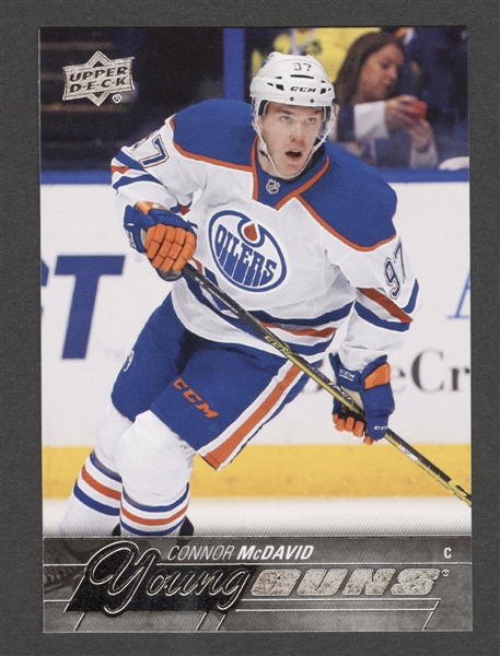 2015-16 Upper Deck Young Guns Hockey Card #201 Connor McDavid RC