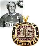 Henri Richards Commemorative Number "16" Montreal Canadiens 10K Gold Pendant