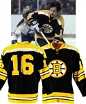 Derek Sandersons 1971-72 Boston Bruins Game-Worn Jersey from His Personal Collection with His Signed LOA - Stanley Cup Championship Season! Photo-Matched!