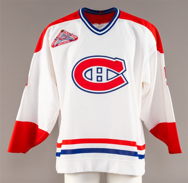Montreal Canadiens 1992-93 Game-Issued #5 Jersey Obtained from Team with LOA - All-Star Game Patch! 