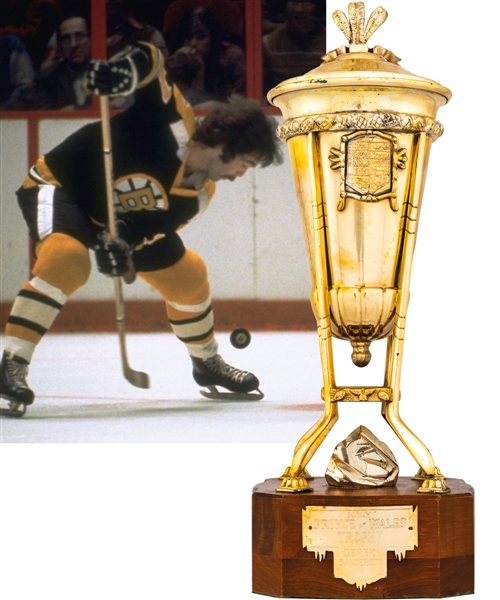 Derek Sandersons 1971-72 Boston Bruins Prince of Wales Championship Trophy from His Personal Collection with His Signed LOA