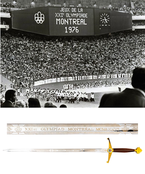 Scarce 1976 Montreal Summer Olympics Official Ceremonial Wilkinson Presentation Sword