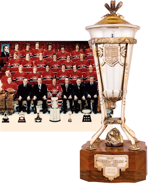 Ed Palchaks 1977-78 Montreal Canadiens Prince of Wales Championship Trophy (13") 