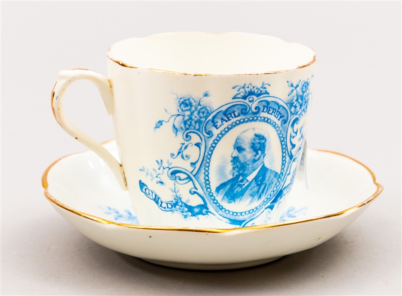 1902 Preston Guild Lord Stanley Tea Cup and Saucer