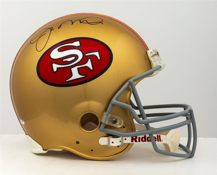 Joe Montana Signed San Francisco 49ers Full-Size Riddell Helmet – Steiner Authenticated 