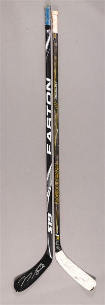 Alex Galchenyuk’s Mid-to-Late-2010s Bauer Supreme 1S and P.K. Subban’s Early-to-Mid-2010s Easton S19 Montreal Canadiens Signed Game-Used Sticks with LOA 