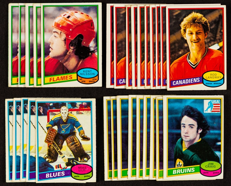 1980-81, 1982-83 and 1985-86 O-Pee-Chee Hockey Card Collection of 4000+