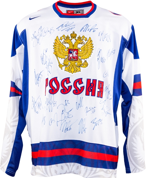 Team Russia 2010 Winter Olympics Team-Signed Jersey - JSA Certified