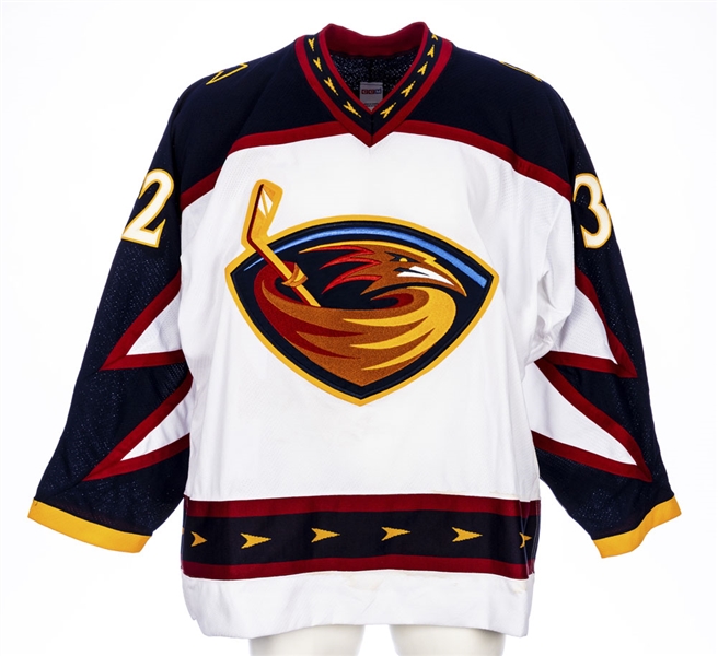 Kari Lehtonen Early-to-Mid-2000s Atlanta Thrashers Pro Jersey from the Personal Collection of an Important Hockey Executive with His Signed LOA