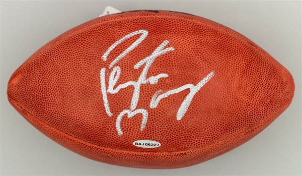 Peyton Manning Signed Wilson NFL Official Football (Indianapolis Colts / Denver Broncos) - UDA/JSA Certified 
