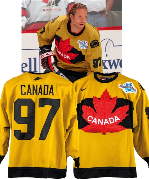 Joe Thornton 2004 World Cup of Hockey Team Canada "Winnipeg Falcons" Game-Worn Jersey with Hockey Canada LOA