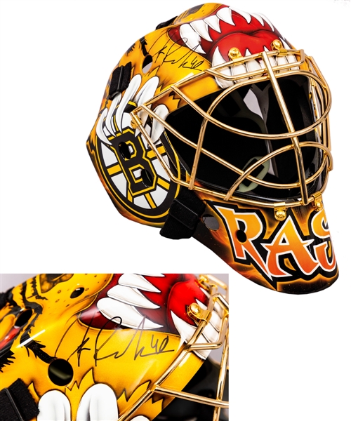 Tuukka Rask Boston Bruins Signed Limited-Edition Full Size Goalie Mask #8/40 with COA