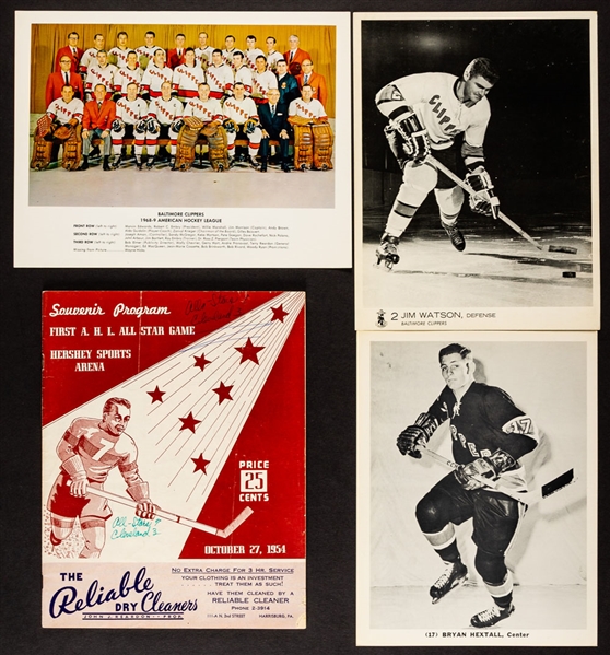 Vintage 1960s/1970s AHL Baltimore Clippers Hockey Photo Collection of 250+ Plus 75+ Photos From Other Teams