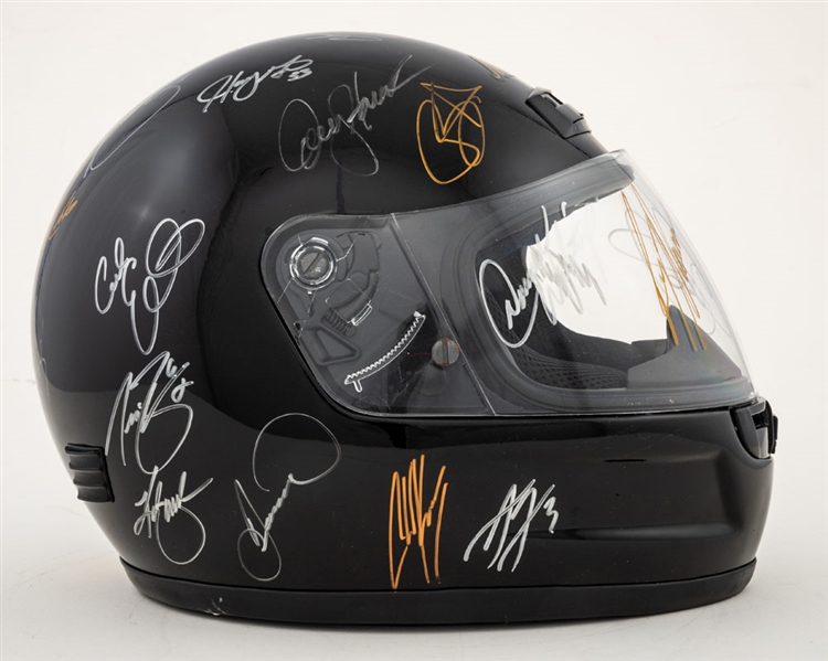 Nascar Full-Size Helmet Signed by 36 Including Dale Earnhardt Jr., Jeff Gordon, Danica Patrick, Kyle Busch and Others - JSA Authenticated