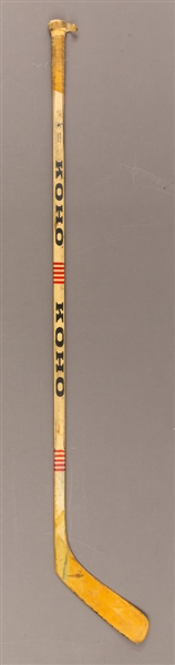 Larry Robinsons Mid-1980s Montreal Canadiens Koho Game-Used Stick