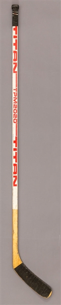 Michel Goulet’s Mid-to-Late-1980s Quebec Nordiques Titan Game-Used Stick 