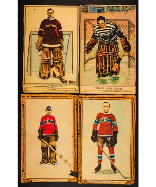 1927-32 "La Presse" Sport Picture Collection of 98 Including Hockey (37 with Morenz, Vezina, Shore, Benedict, Gardiner), Baseball (23 with Ruth, Martin) and Other Sports (38 with Henie, Sarazen)