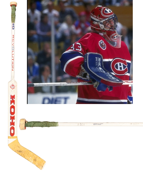 Patrick Roys 1992-93 Montreal Canadiens Koho Revolution Game-Used Stick - Conn Smythe and Stanley Cup Championship Winning Season! 