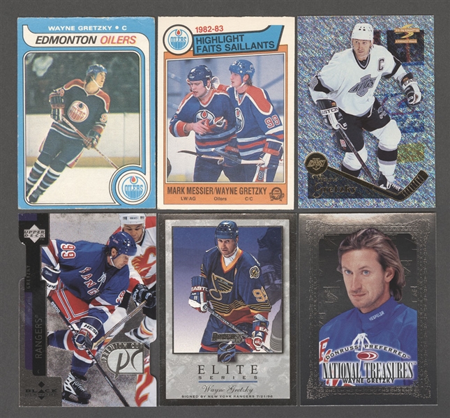 Vintage and Modern Wayne Gretzky Hockey Card Collection of 950+ Including 1979-80 O-Pee-Chee Rookie Card