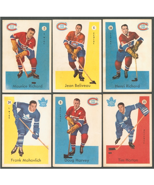 1959-60 Parkhurst Hockey Complete 50-Card Set