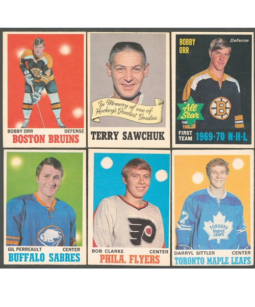 1970-71 O-Pee-Chee Hockey Complete 264-Card Set