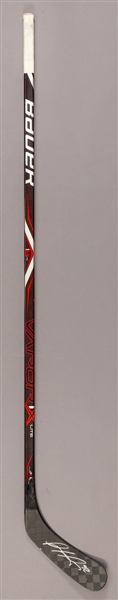 Gabriel Landeskogs Late-2010s Colorado Avalanche Signed Bauer Vapor Game-Used Stick