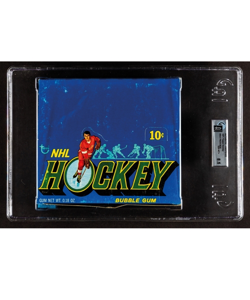 1971-72 Topps Hockey Wax Box (24 Unopened Packs) - GAI Certified NM-MT+ 8.5