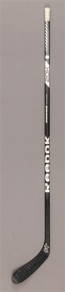 Justin Schultz Edmonton Oilers 2012-13 Rookie Season Game Used Reebok Stick