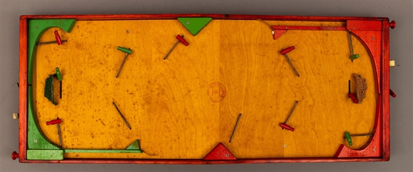 Vintage Munro "National 6-Man Hockey" Wooden Table Top Hockey Game with Original Box