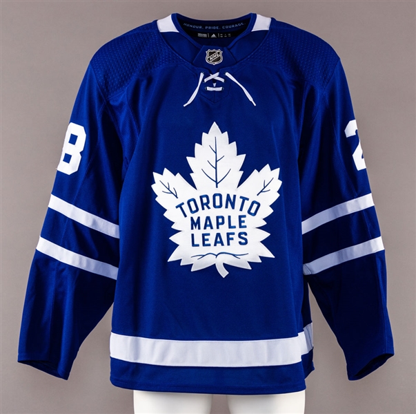 Connor Brown’s 2017-18 Toronto Maple Leafs Game-Worn Jersey with Team COA