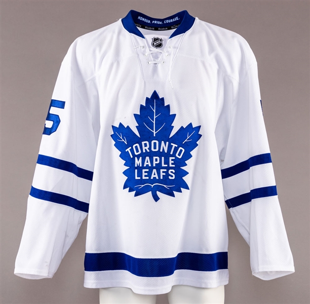 Matt Martin’s 2016-17 Toronto Maple Leafs Game-Worn Jersey with Team LOA – Photo-Matched! 