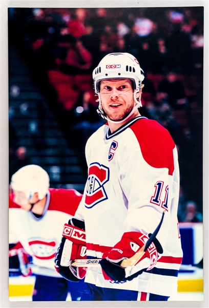 Saku Koivu Montreal Canadiens Photo Display from the Montreal Canadiens Archives (24” x 36”)
