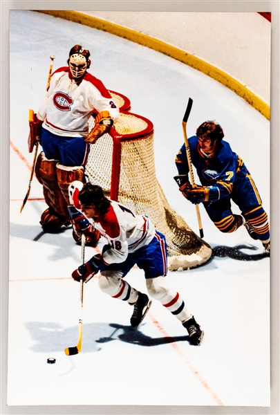 Ken Dryden and Serge Savard Montreal Canadiens Photo Display from the Montreal Canadiens Archives (23 7/8” x 35 7/8”)