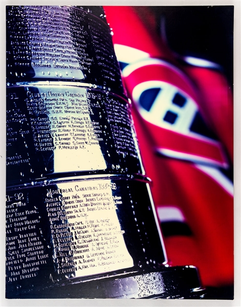 1992-93 Stanley Cup Montreal Canadiens Photo Display from the Montreal Canadiens Archives (28” x 36”)