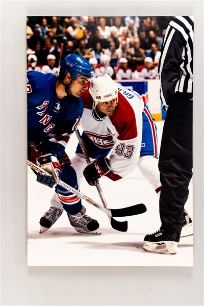 Doug Gilmour Montreal Canadiens Photo Display from the Montreal Canadiens Archives (24” x 36”)