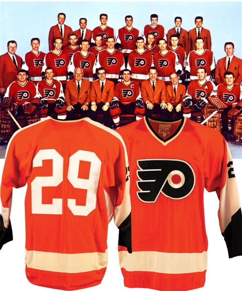 Philadelphia Flyers 1967-70 Game Jersey - Scarce Style of Jersey Worn by The Team in Their Inaugural 1967-68 Season!