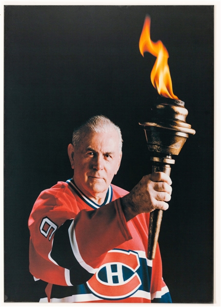 Maurice Richard Montreal Canadiens "The Torch" Photo Display from the Montreal Canadiens Archives (23 3/4” x 33 7/8”)