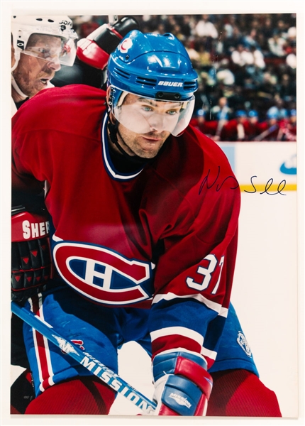 Niklas Sundstrom Photo Display from the Montreal Canadiens Archives (20” x 28”)