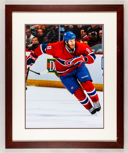 Brandon Prust Montreal Canadiens Photo Display from the Montreal Canadiens Archives (26 3/4” x 32 3/4”)