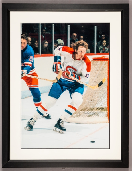 Larry Robinson Montreal Canadiens Photo Display from the Montreal Canadiens Archives (33 ½” x 43 ½”)