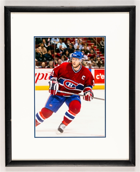 Saku Koivu Photo Display from the Montreal Canadiens Archives (17 1/4” x 21 1/4”)